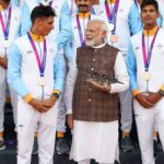Narendra Modi Instagram - Excellent interaction with our Asian Games contingent. India is proud of our champions!