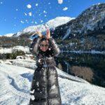 Nargis Fakhri Instagram - I asked Santa for Snow ⛄️ ❄️ 🎅 🎄 December 2023. Switzerland