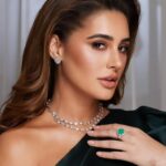 Nargis Fakhri Instagram - 💚 . . @solacelondon @etoilelaboutique @lamarquisejewellery Styling @leepakshiellawadi @aamirnaveedhair @iamgigiiiii Shot by @anoop.devaraj Manager @mahakbrahmawar