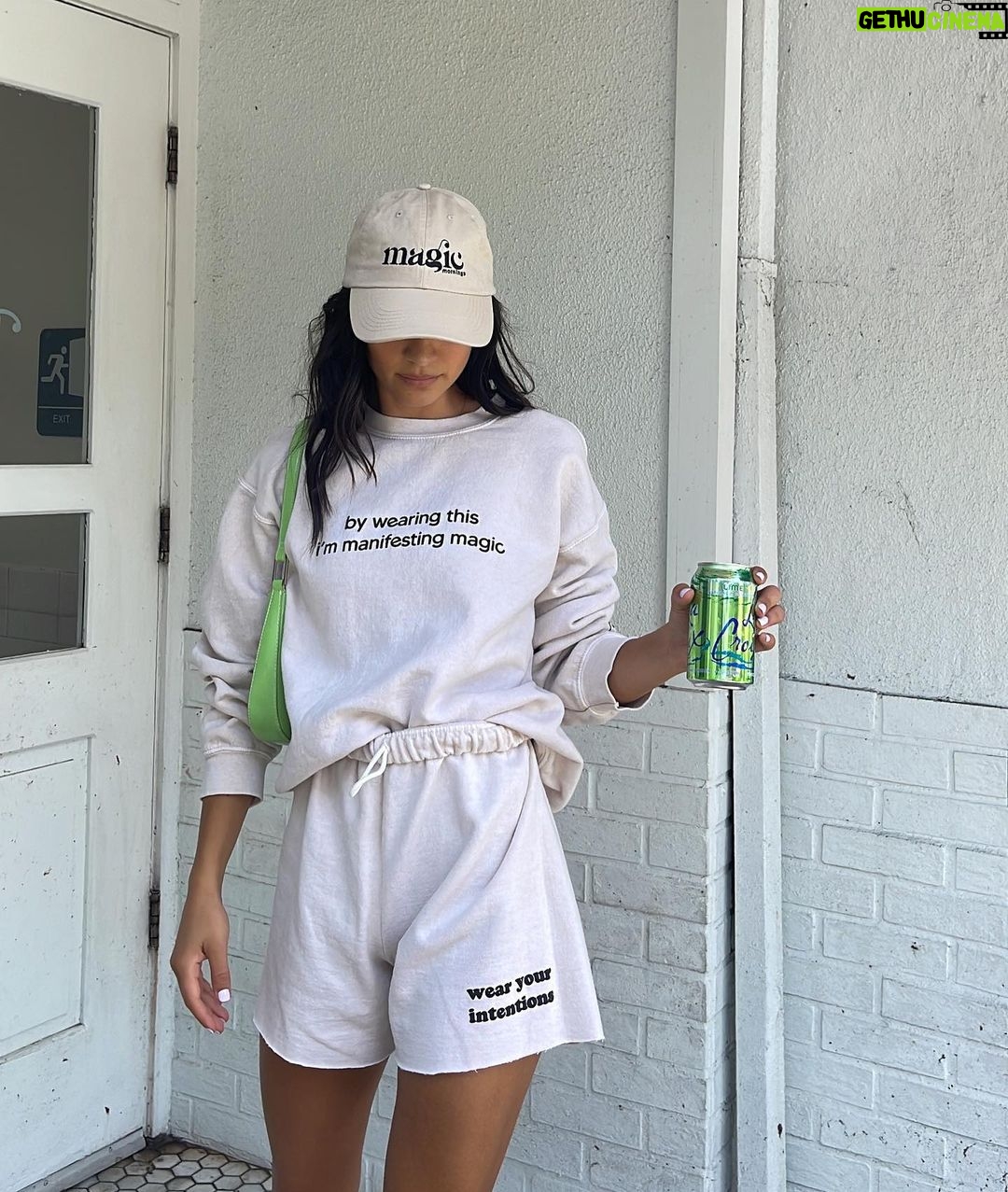 Natalee Linez Instagram - i hate to pick favorites because they’re all my children and I love them equally but the I am radiant set is…fire. And almost sold out 🙂 @mymagicmornings West Hollywood, California