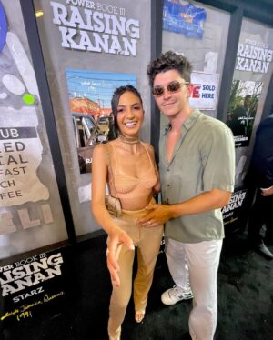 Natalee Linez Instagram - Last night was a dream come true 🌟 
@raisingkananstarz 
Jewelry : @tai_jewelry 
Outfit: @jonathansimkhai 
Purse : vintage @fendi 
Fit: @jsew1119 
Hair AND makeup by: @mrtnplascencia 
Outfit *virtually* chosen by the genius shopping app @theyes combined with the incredible woman behind the entire look @sammyer