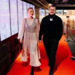 Natalia Germani Instagram - Do tretice všetko dobré a touto bratislavskou premiérou @jejitelo ukončujeme našu tour, no verím že film si ešte po svete ešte pocestuje. Ďakujeme za všetku podporu✨✨ Na sebe mám úžasný hodvábny model od @patrikhaaz Pri sebe mám úžasného modela @martinvalihora ❤️❤️✨