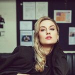 Natalia Germani Instagram - Actress NATALIA GERMANI 2023 #for @denikpravo #kafemagazin #portrait @natalagermani #portraits #outnow #actress #nataliagermani #herecka #jejitelofilm #portret #fotografie #barevnafotografie #cernobilafotografie #production @haj_simi #makeup #hair @miriam_machova_makeup
