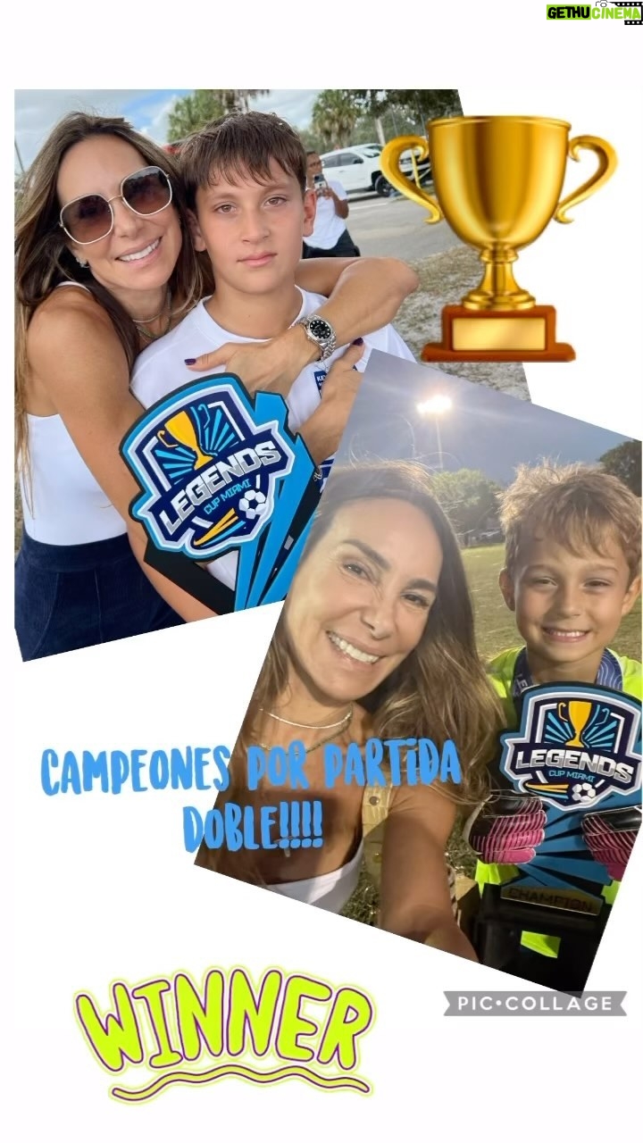 Natalia Streignard Instagram - Dos campeones en la casa!!!!!! Que orgullo!!!!!! 🏆