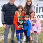 Natalia Streignard Instagram - O sea no puedo con mi Campeon!!!!!! Cumpliendo 11 y quedando campeones!!!…❤️❤️❤️❤️❤️