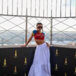 Natalie Negrotti Instagram - Proud to be a Venezuelan American who has lived in both Venezuela and the USA 🇻🇪🇺🇸 Happy hispanic heritage month! Orgullosa de ser venezolana americana y de vivir en venezuela y los estados unidos. ¡Feliz mes de la herencia hispana!!! 📸 @twentysomethingplus Thank you for having me @empirestatebldg @esrtsocial #ESBVIP Empire State Building