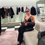 Natalie Negrotti Instagram - Pregame at Prada 🥂 Selfridges Oxford Street, London