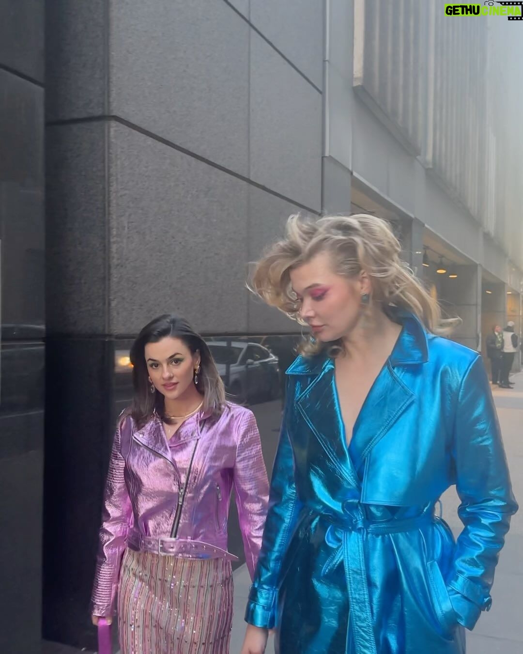 Natalie Negrotti Instagram - We are what we eat ? π³π¬πΎ @natalienegrotti x @khrystyana By @warnerjesse Hair @jazshepard Makeup @kimchipearl Wearing @flyingsolonyc Jackets @mimika_leather Bags @voltaatelier Earrings @rachelmulherin @juwelier_berends Restaurant @boucherienyc #shortandtall #shortfriend #tallfriend New York, New York