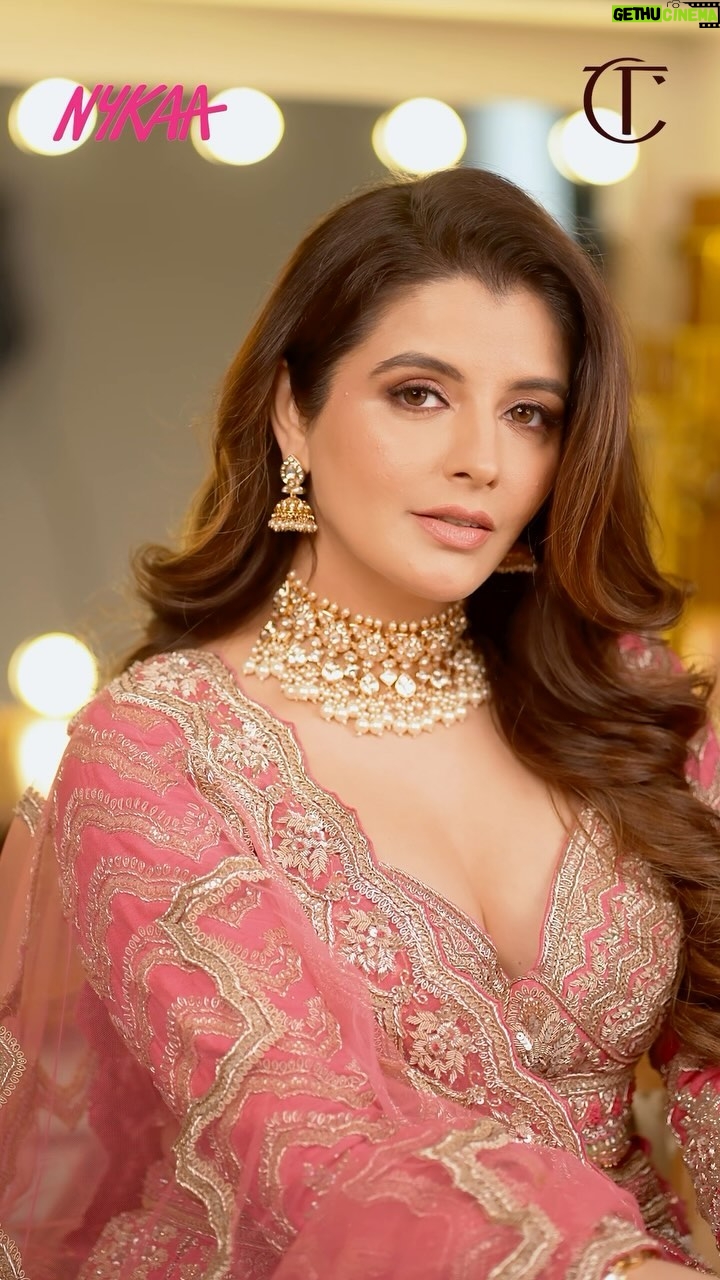 Natasha Luthra Instagram - Decoding the BIGGEST bridal beauty trend! 🤩 Charlotte Tilbury recently launched the DREAMY PILLOW TALK Wedding Look on STUNNING actress @banitasandhu & I had to recreate my version of the look! Let me know how I did 🥰 Charlotte Tilbury Magic Cream Charlotte Tilbury Eyes To Mesmerise - Pillow Talk Charlotte Tilbury Luxury Palette - Pillow Talk Charlotte Tilbury Pillow Talk Eyeliner Charlotte Tilbury Pillow Talk Lip And Cheek Glow - Colour Of Dreams Charlotte Tilbury Lip Cheat - Pillow Talk Charlotte Tilbury Matte Revolution - Pillow Talk Discover @charlottetilbury Wedding Beauty Secrets #OnlyAtNykaa 💖 Offer: Enjoy 2 Mini Gifts on ₹6000! #AD #CharlotteTilburyXNykaa #OnlyAtNykaa @charlottetilbury @mynykaa #DreamyPillowTalkWeddingLook