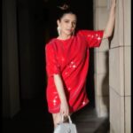 Natasha Luthra Instagram - I got my red dress on tonight💃 ! @hm festive is live in stores and online ♥️ #hmindia #hm AD