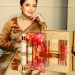 Natasha Luthra Instagram – This festive season, my pursuit for the most exquisite look is more about my skin than just a look. After all, skin is the ultimate truth, whatever goes on it shows. When you glow on the inside you glow. Pampering myself with RAS Luxury Oils and their wholesome effective farm to face products that always makes me feel like a million bucks. My personal favourites – 24K Beauty Boosting Radiance Face Elixir, Radiance 24K Gold Brightening Face Gel Serum, and their tinted lip balms which I use as a blush too! 

Explore their range of products and exciting offers 
on their Website today and shop away!

Also available on Amazon and Nykaa!

Shot by @iris.filmss 

#farmtofaceskincare
#RasLuxuryOils
#myskinjourney
#luxuryskincare
#cleanbeauty AD