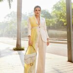 Natasha Luthra Instagram - Tis the season to shop till you drop and make heads turn wherever you go 💛Wearing this power-suit from @clothing.misaki - a perfect outfit for your next soirée, cocktail party or an event. They are Made to Order, Size Inclusive and open to Customization. Head to their page to explore some impeccable styles for the seasons to come. Search for Burezā Pant Suit on their website for direct orders and get FLAT 10% OFF on first orders. No code required #Misaki #HouseOfMisaki #MadeToOrder #pantsuit
