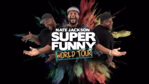 Nate Jackson Instagram - Nate Jackson SUPER FUNNY World Tour. 

Be the first to get em… 
PRESALE STARTS Wednesday, November 29 at 9am local time. 
CODE: NATE

(This is just the first leg.  More US dates and dates outside North America will be added)

🎥: @tcott_the_comic