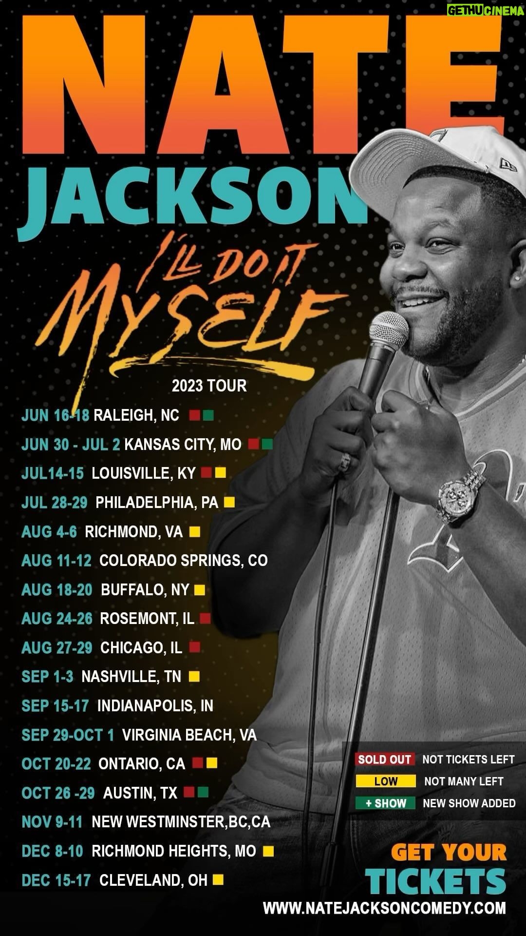 Nate Jackson - 3.6K Likes - New tour date flyer 🔥