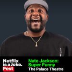 Nate Jackson Instagram - 🎟️Tix are on sale today! Use code NATEFLIX • Y’all been commenting, texting, and banging my line about me not having LA on the tour…. Well, I’m coming back May 11th for the @netflixisajoke festival! Get your tickets when you see this… the link in my bio or go to natejacksoncomedy.com/tour-dates