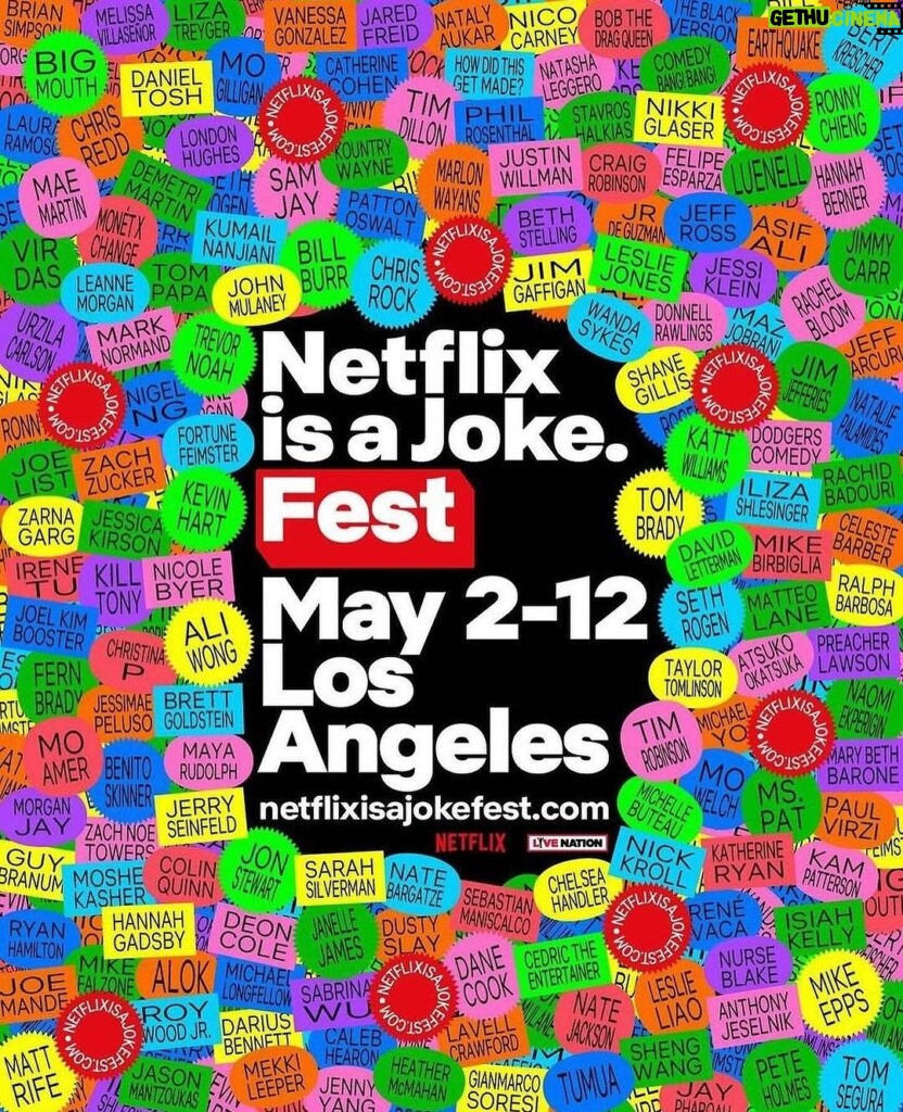 Nate Jackson Instagram - LA!! I’m coming back May 11th for the @netflixisajoke festival! 🎟️ tix are on sale today! Use code NATEFLIX to get yours‼️ Hit the link in my bio or go to natejacksoncomedy.com/tour-dates