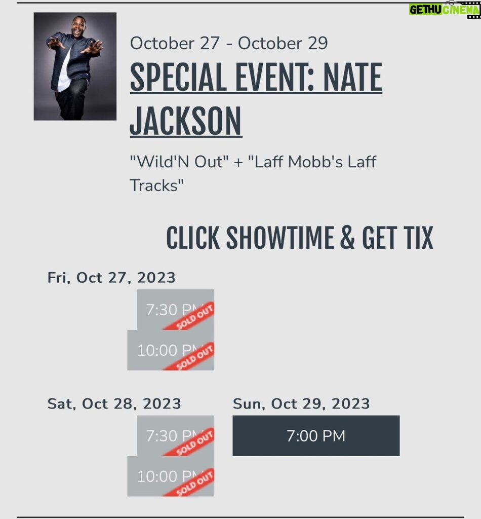 Nate Jackson Instagram - Mannnnn this is crazy!! These shows aren’t until October…. OCTOBER!! OCK- FREAKIN-TOBER!