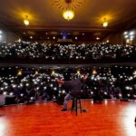 Nate Jackson Instagram - Standing Ovation! The Big Apple 🍎 Tonight was SURREAL. My first theater with headline billing was COMPLETELY SOLD OUT. 1500 seats at the Town Hall Theater in Times Square! Unbelievable… fifteen hunnid beautiful (and a few ugly 😂 ) laughing people!! Thank You New York City! New York City Times Square