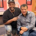 Nate Jackson Instagram - Imma say this is two accents…. • Yo! Im buggin! Word to my Motha I just met the super smart homie at The Sheri Shepherd Show. • It was hella dope bumping into the smartest man on TV at The Sherri Shepherd Show. @neildegrassetyson New York City, N. Y.