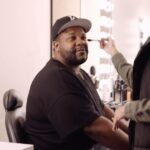 Nate Jackson Instagram - Behind the scenes in hair/makeup at The Sherri Shepherd Show … Twerk Circus 🎪 Astrophysicist Genius Edition New York, New York