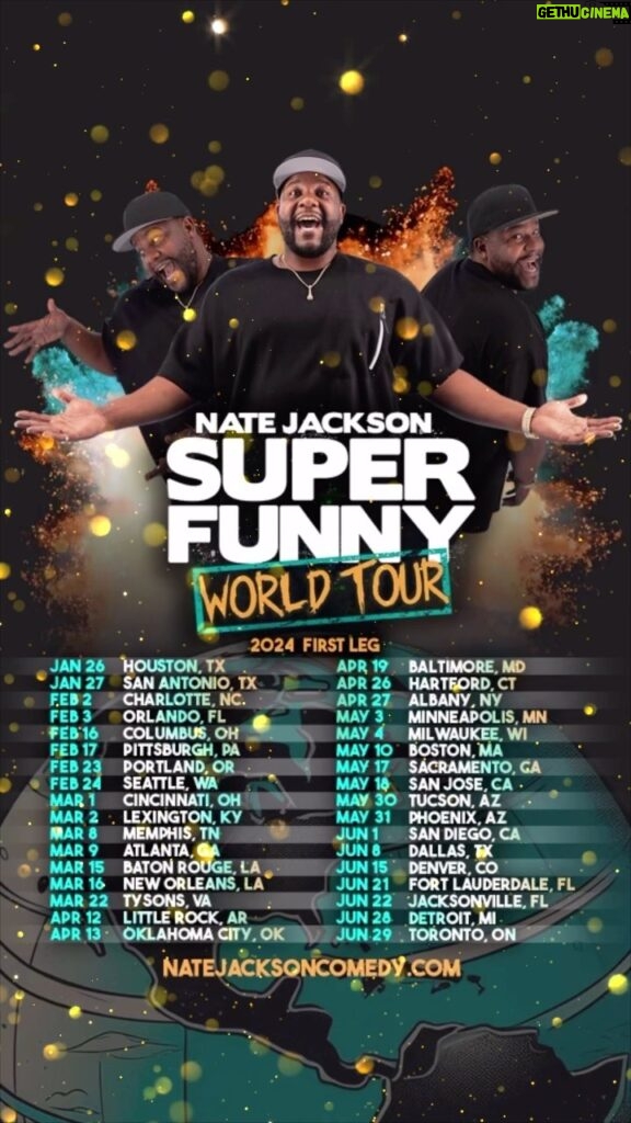 Nate Jackson Instagram - NateJacksonComedy.com for info/tickets