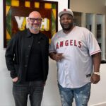 Nate Jackson Instagram - Yes. I met Tom Segura. THEE @seguratom. Yes, we did a pod with the wonderful @thechristinap. And yes, it was funny…. But this isn’t about that - this post is about the wonder and bewilderment that Tom threw my mind reeling with. I accidentally cut my finger (a little bit) opening a can JUST before this picture. I was holding a tissue in my left hand and said “I think I need a bandaid”… outta nowhere… like Hou-freakin-Dini HE WHIPS OUT A BANDAID. Swipe thru to see the moment caught in pictures. Austin. We’re off to a great start! Austin, Texas