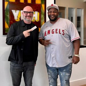 Nate Jackson Instagram - Yes.  I met Tom Segura.  THEE @seguratom.  Yes, we did a pod with the wonderful @thechristinap.  And yes, it was funny…. But this isn’t about that - this post is about the wonder and bewilderment that Tom threw my mind reeling with.  I accidentally cut my finger (a little bit) opening a can JUST before this picture.  I was holding a tissue in my left hand and said “I think I need a bandaid”… outta nowhere… like Hou-freakin-Dini HE WHIPS OUT A BANDAID.  Swipe thru to see the moment caught in pictures.  Austin. We’re off to a great start!