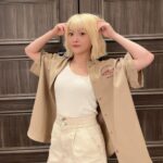 Natsumi Maki Instagram - シャツにハマってりゅ。 #natsupoi #なつぽい #ぽいコーデ