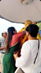 Navaneet Kaur Instagram - आज डॉ बाबासाहेब आंबेडकर चौक अमरावती येथे संविधान दिन निमित्त डॉ बाबासाहेब आंबेडकर याना अभिवादन केले🙏