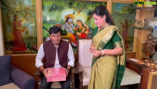 Navaneet Kaur Instagram - दिवाळी पाडवा घरी साजरा केला.
