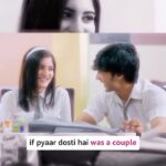 Navika Kotia Instagram - inn dono ki jodi badi cute hai ♥️ @navika_kotia @aadityagupt.a @mealishaparveen @manavsoneji @the_onlyansh @thealrightsquad @rusk.media #SchoolFriendsOnAmazonminiTV #StreamingNow