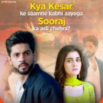 Navika Kotia Instagram - Sooraj ke jis raaz se bekhabar hai Kesar, kya uss sach ka kabhi hoga pardafash? Jaanne ke liye dekhiye #KyunkiSaasMaaBahuBetiHotiHai, har roz, shaam 6:30 baje, sirf #ZeeTV par aur kahin bhi, kabhi bhi @zee5shows par. #Kesar @lakshay_khurana17 @navika_kotia