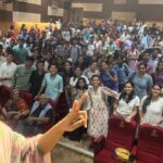 Neha Mahajan Instagram - Meeting senior college students at S.P College, Pune yesterday was a reminder of possibilities and hope, of how much meaning a warm dialogue sprung from curiosity and love and a quest for knowledge is capable of achieving, of genuine give and take of enthusiasm. I was humbled to receive your letter of honour and I am glad to be part of the legacy of your Vanmay Club. Thank you for your love and so many questions. Wishing everyone a lot of stories, poems, movies and music 🎶 love, n. @vanmaymandal_spc