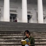 Neha Mahajan Instagram - This month I joined the #Ulysses80 book club to read #Ulysses by #JamesJoyce in 80 days. It has been a wild ride so far. Joyce’s descriptions of Dublin have made me see Mumbai in a new light. Here’s a poignant quote from the book on Bloomsday. The whole book takes place on June 16th and Bloomsday (named after the protagonist Leopold Bloom) is celebrated by reading sections of the book aloud in public. I had to jump in ! :) @shakespeareandcoparis @asiaticsocietymumbai Happy Bloomsday! #literature #bloomsday #jamesjoyce #ulysses #jamesjoycequotes