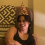 Neha Mahajan Instagram - 🥂 to growing. I feel ecstatic by all the love you all showered upon me on my b’day. All the phone calls, video messages, emails, Ig stories, surprise visits and LOVE has made me super equipped to set out for another year of adventures! Cannot thank you all enough, sorry if I couldn’t respond to each one of you, but you know you made it special. Aai Baba, life is your best gift to me. @bradleyduns you are my soulmate, without you there will be no sunshine to bask in. All my dear friends and family, you hold me whole. I love you all! 😚 Ps - @prassannart got me a b’day hat, I started the day with a 2kms run (11mins) and then resisted a nap and went to the bookstore 😆 #blueberrycheesecake