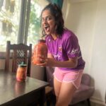 Neha Mahajan Instagram – These beautiful ferments are created by @bradleyduns @culture_foul I am lucky I get to eat them everyday and keep my gut instinct alive 😗😉
Also, I was twinning with that amazing purple hue today 🏃🏽‍♀️ 
Follow @culture_foul yet?
