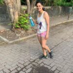 Neha Mahajan Instagram - flowers strewn by the wind, rain settling in! 🌧️ good morning dear world #run #morning #mumbai