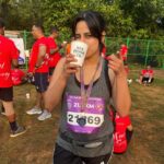 Neha Mahajan Instagram – Perks of believing your legs can fly 🥰
Had an unforgettable half marathon run yesterday with @bradleyduns 
(My timing was 2.27 guys, Bradley smashed it @ 1.45) 
@skfgoarivermarathon 
#run #halfmarathon #goa