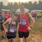 Neha Mahajan Instagram – Perks of believing your legs can fly 🥰
Had an unforgettable half marathon run yesterday with @bradleyduns 
(My timing was 2.27 guys, Bradley smashed it @ 1.45) 
@skfgoarivermarathon 
#run #halfmarathon #goa