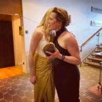 Niamh Algar Instagram - A very surreal moment to present a @bafta to one of my all time heroes #katewinslet who's career has had a huge influence on me. When I was a kid Titanic played in the old cinema of my hometown of Mullingar for an entire year and sold out every weekend! It's a special memory that's always stuck with me because my mum had to sneak me in as I wasn't old enough to watch it & it was the first time a movie ever made me cry. I'm so grateful to @bafta for allowing me the honour of presenting #BestSingleDrama, congratulations to the #IAmRuth team on an incredible piece of work. Last night transported me back to that feeling of being kid again, being completely star stuck and in awe of this fascinating world of storytelling. 🙏🏻✨❤️🎥🎉 Royal Festival Hall Southbank Centre, London
