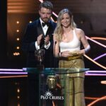 Niamh Algar Instagram - A very surreal moment to present a @bafta to one of my all time heroes #katewinslet who's career has had a huge influence on me. When I was a kid Titanic played in the old cinema of my hometown of Mullingar for an entire year and sold out every weekend! It's a special memory that's always stuck with me because my mum had to sneak me in as I wasn't old enough to watch it & it was the first time a movie ever made me cry. I'm so grateful to @bafta for allowing me the honour of presenting #BestSingleDrama, congratulations to the #IAmRuth team on an incredible piece of work. Last night transported me back to that feeling of being kid again, being completely star stuck and in awe of this fascinating world of storytelling. 🙏🏻✨❤️🎥🎉 Royal Festival Hall Southbank Centre, London