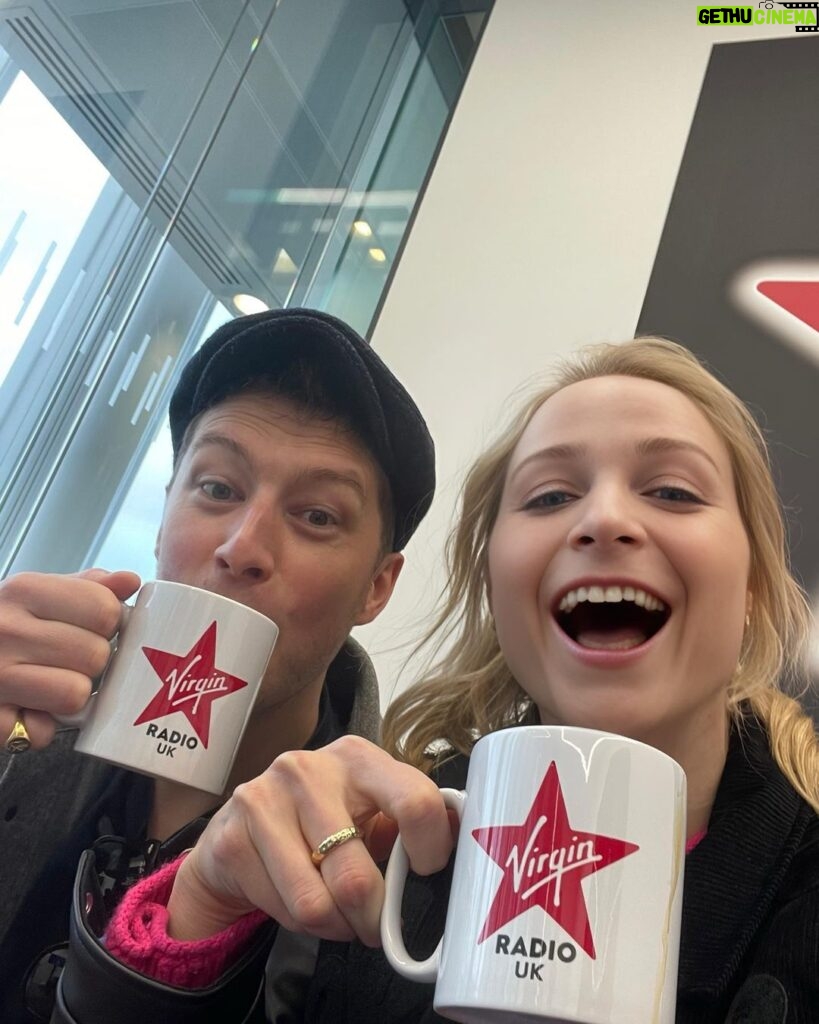 Niamh Algar Instagram - Thanks for having me @thegrahamnortonshowofficial @virginradiouk Such a massive fan so this morning was very special. Thank you! ❤️❤️❤️ #malpractice @itv Virgin Radio UK
