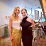 Niamh Algar Instagram - A very surreal moment to present a @bafta to one of my all time heroes #katewinslet who's career has had a huge influence on me. When I was a kid Titanic played in the old cinema of my hometown of Mullingar for an entire year and sold out every weekend! It's a special memory that's always stuck with me because my mum had to sneak me in as I wasn't old enough to watch it & it was the first time a movie ever made me cry. I'm so grateful to @bafta for allowing me the honour of presenting #BestSingleDrama, congratulations to the #IAmRuth team on an incredible piece of work. Last night transported me back to that feeling of being kid again, being completely star stuck and in awe of this fascinating world of storytelling. 🙏🏻✨❤️🎥🎉 Royal Festival Hall Southbank Centre, London