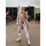 Niamh Algar Instagram - We did a bag thing…. but we had a lot of fun doing it! #bts of #CULPRITS 💥🎬🥷 Stream the full series now on @disneyplusuk & @hulu