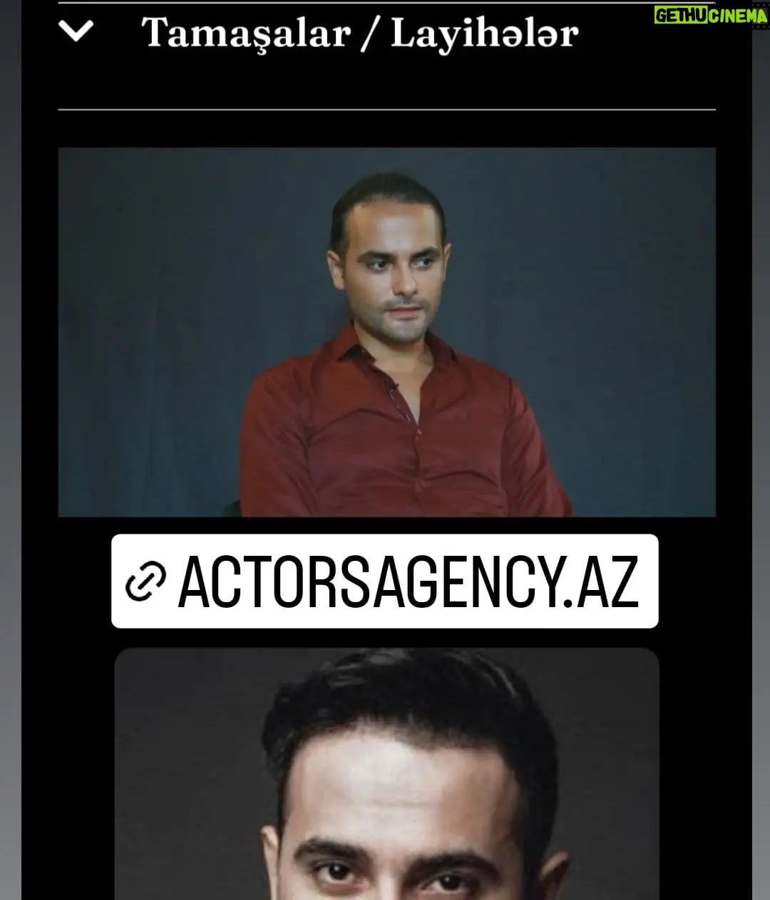 Nicat Əli Instagram - Əməkdaşlıq etmək istəyən şirkətlər mənim haqqımda ətraflı məlumatı ACTORSAGENCY.AZ saytına daxil olaraq ala bilərlər. Sılka önə çıxan hekayələrimdə yerləşdirilib. @actorsagency_azerbaijan