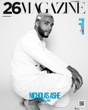 Nicholas L. Ashe Instagram - I’ve always aspired to be more of a role model than a fashion model, so when @26Magazine— a luxurious lifestyle publication— asked me to grace the cover of their Pride issue, I was extremely flattered. This feature shifts the focus from the clothes we decorate ourselves with, to the abundance within: intellectual affluence, spiritual wealth. 
To hear more about the path I’m igniting, check out the full spread. Big, big love to Editor-in-Chief @corey.guevarra for immortalizing my images and words in this way :)