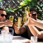 Nick Barrotta Instagram - can’t get enough of @drinksimplyspiked — we’re cracking a few open in honor of simply’s 21st birthday. go grab one and let’s celebrate! there’s nothing like a cold one on a hot summer day! 😎🎉 #itsgettingjuicy #partner The Ivy Kitchen & Bar