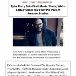 Nick Barrotta Instagram - blessed beyond words! let’s work🙏🏼🎥 @tylerperry @amazonstudios