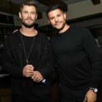 Nick Barrotta Instagram - great hangin w/ @chrishemsworth and celebrating his new project, #limitless — be sure to check it out on @disneyplus #limitlesswithchrishemsworth 💪🏼💪🏼 Soho House New York