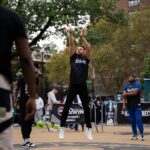 Nick Barrotta Instagram - @liveowyn x @ruckerparkstreetball Rucker Park W. 155th St. Harlem, NYC